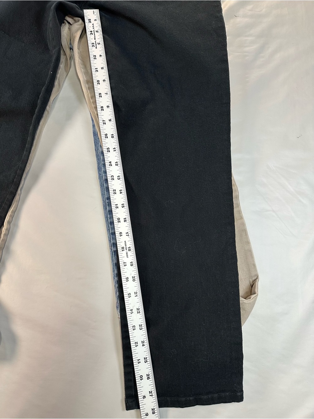 Gloria Vanderbilt Straight Leg Jeans Trio - Blue, Tan, Black size 14 - Picture 9 of 12